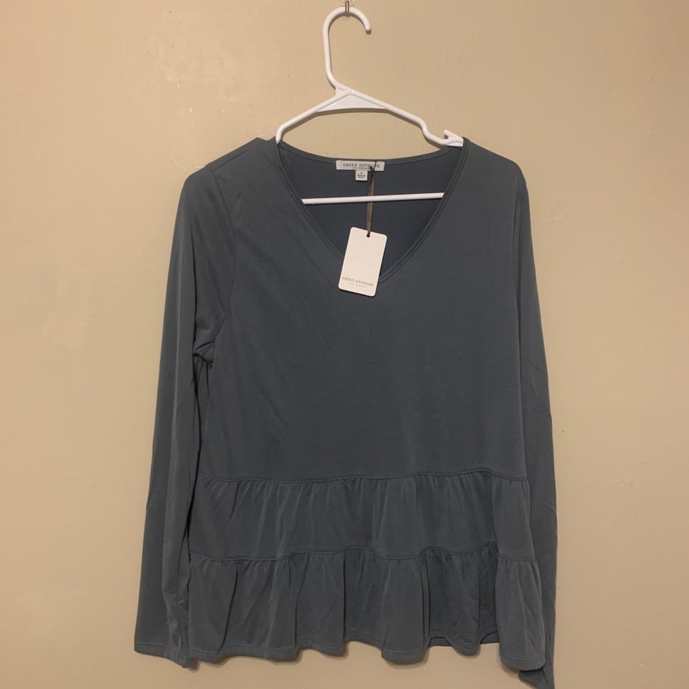Green Envelope Blouses - GREEN ONLY